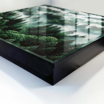 Caja para llaves diseño bosque brumoso