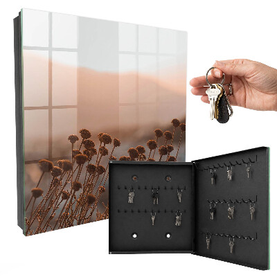 Caja para llaves diseño con paisaje otoñal