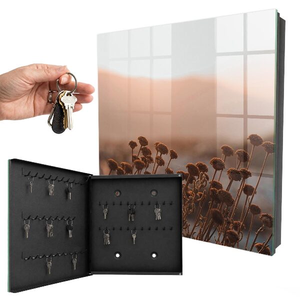 Caja para llaves diseño con paisaje otoñal