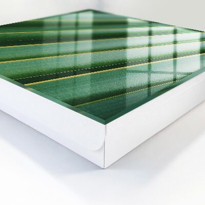 Caja para llaves con diseño de patrón de hojas