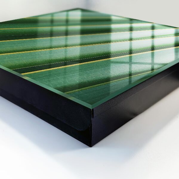 Caja para llaves con diseño de patrón de hojas