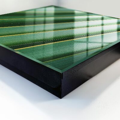 Caja para llaves con diseño de patrón de hojas