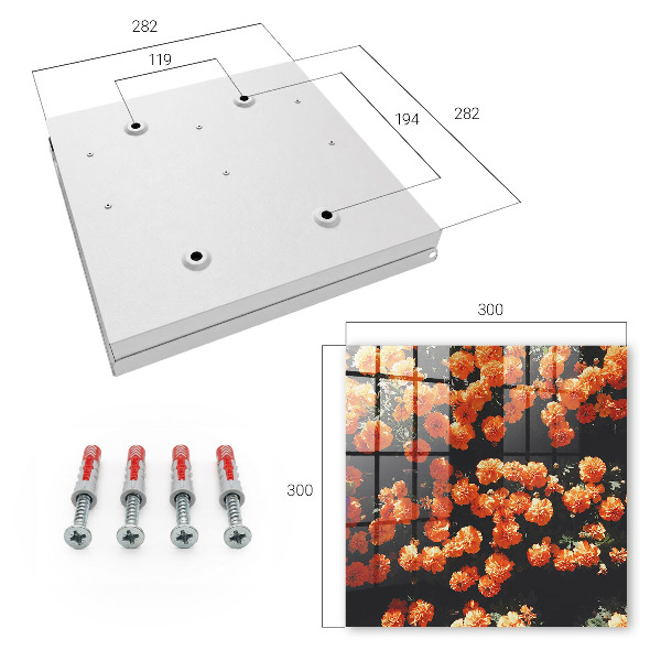 Caja para llaves diseño abundancia floreciente