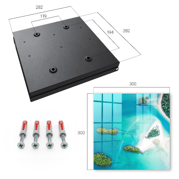 Caja para llaves diseño playas exóticas