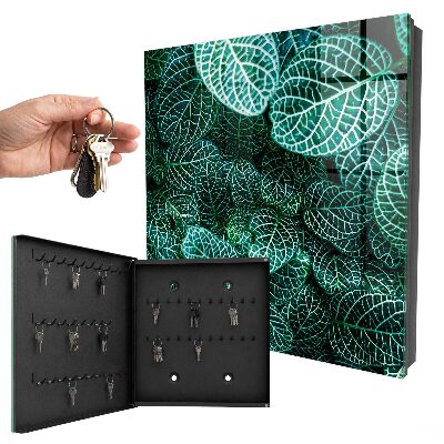 Armario para llaves con diseño de patrones verdes