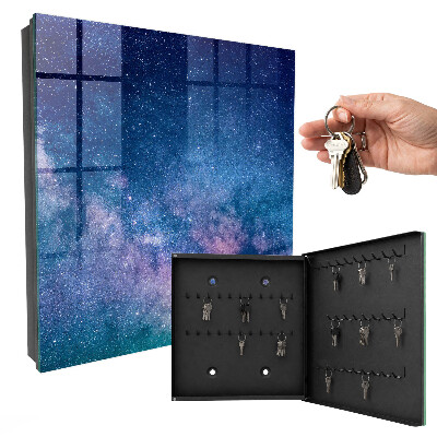 Caja para llaves diseño noche espacial