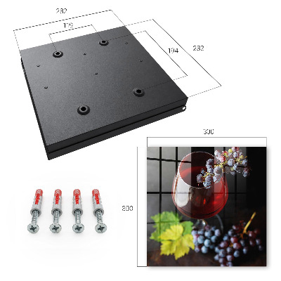 Caja para llaves modelo uvas