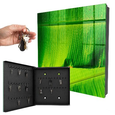 Caja para llaves diseño con el brillo de las hojas