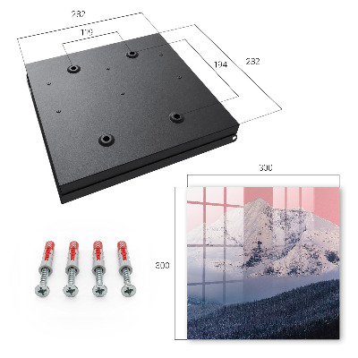 Caja para llaves modelo pico de invierno