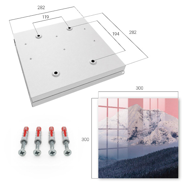 Caja para llaves modelo pico de invierno
