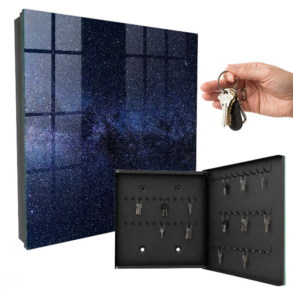 Armario para llaves con diseño de cielo nocturno