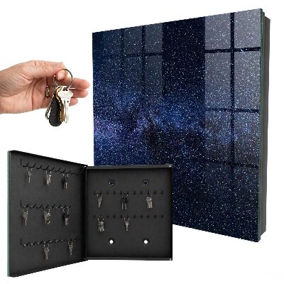 Armario para llaves con diseño de cielo nocturno