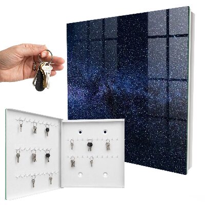 Armario para llaves con diseño de cielo nocturno