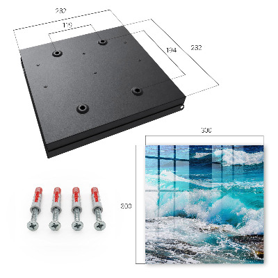Caja para llaves diseño el poder de las olas