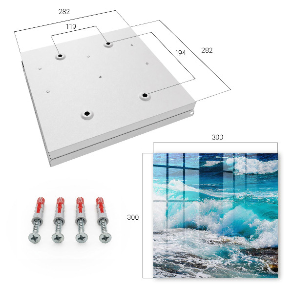 Caja para llaves diseño el poder de las olas