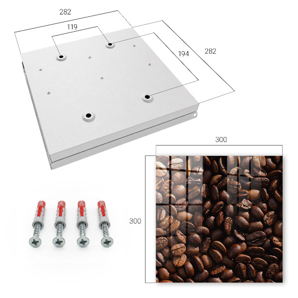 Armario para llaves diseño café aromático