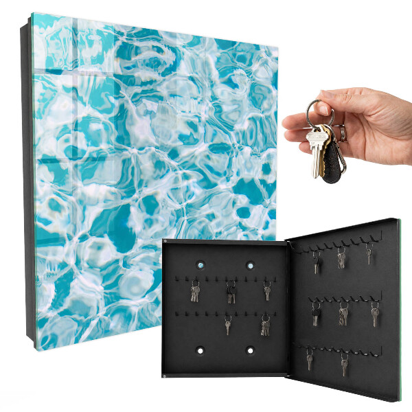 Caja para llaves diseño de remolinos de agua