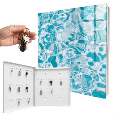 Caja para llaves diseño de remolinos de agua