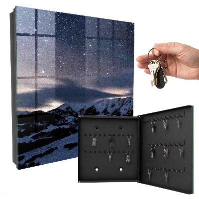 Armario para llaves diseño Montañas de la noche