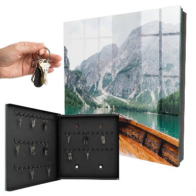 Caja para llaves con diseño de navegación en aguas bravas