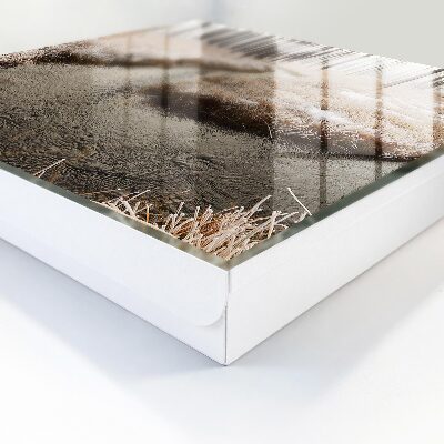 Caja para llaves diseño río de invierno