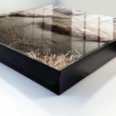 Caja para llaves diseño río de invierno