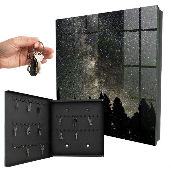 Armario para llaves con diseño de cielo estrellado