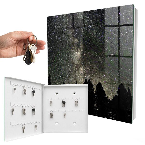 Armario para llaves con diseño de cielo estrellado