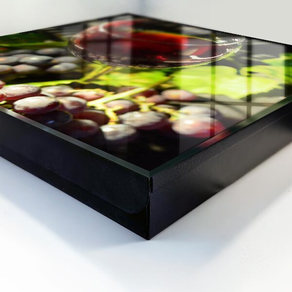 Caja para llaves diseño de uvas y vino