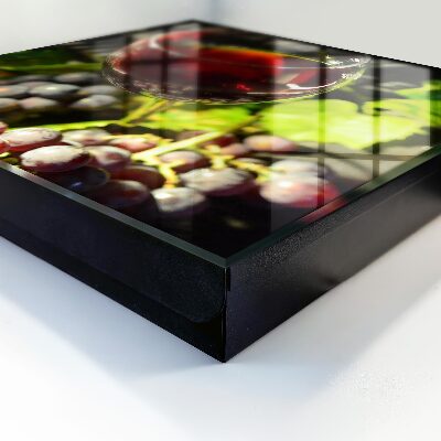 Caja para llaves diseño de uvas y vino