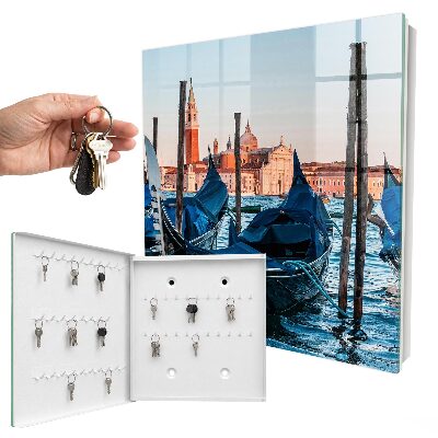 Armario para llaves con diseño de paisaje italiano