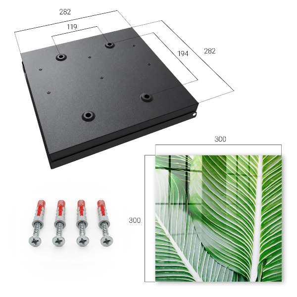 Caja para llaves con diseño de naturaleza