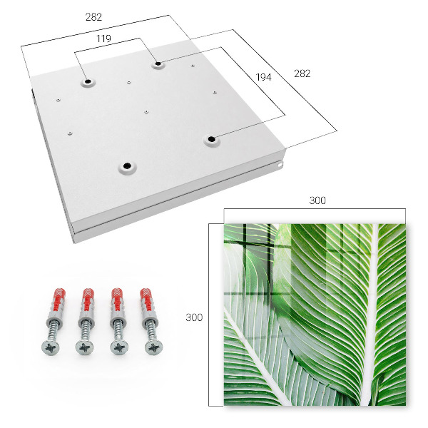 Caja para llaves con diseño de naturaleza