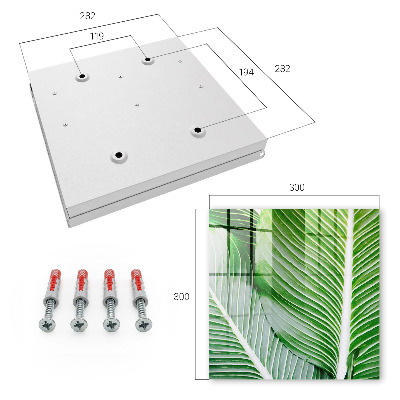 Caja para llaves con diseño de naturaleza