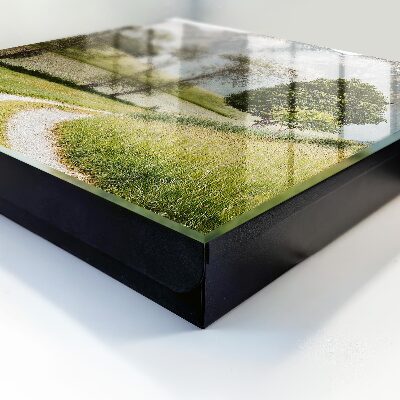 Armario para colgar llaves con diseño de paisaje de montaña