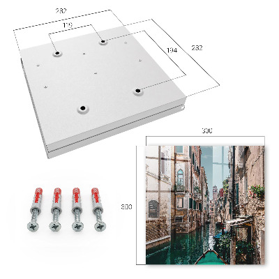 Caja para llaves diseño canal de Venecia