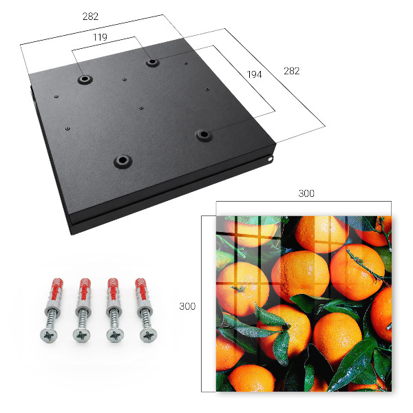 Caja para llaves diseño de fruta fresca