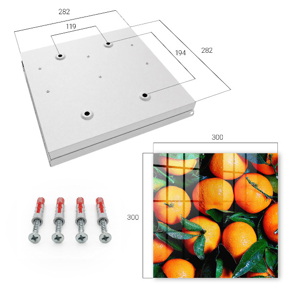 Caja para llaves diseño de fruta fresca