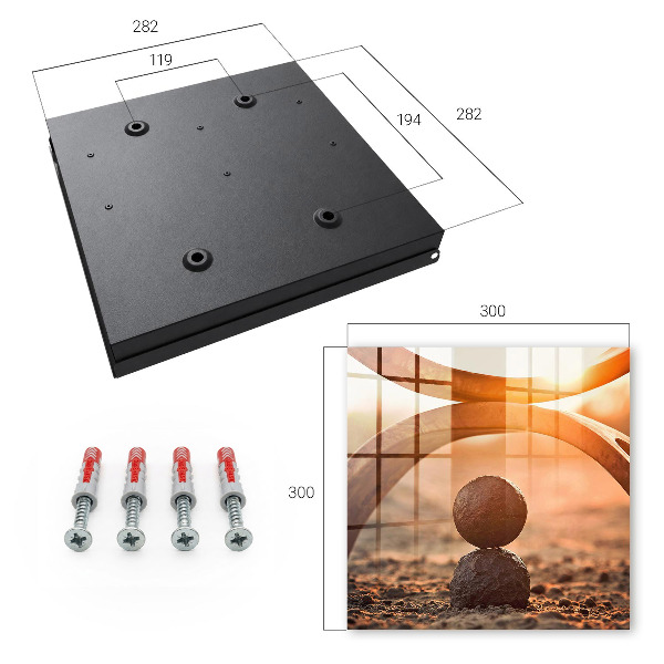 Caja para llaves diseño armonía abstracta