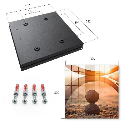 Caja para llaves diseño armonía abstracta