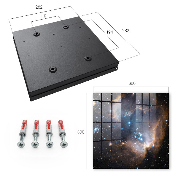 Caja para llaves modelo nebulosa estelar