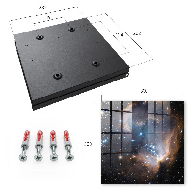 Caja para llaves modelo nebulosa estelar