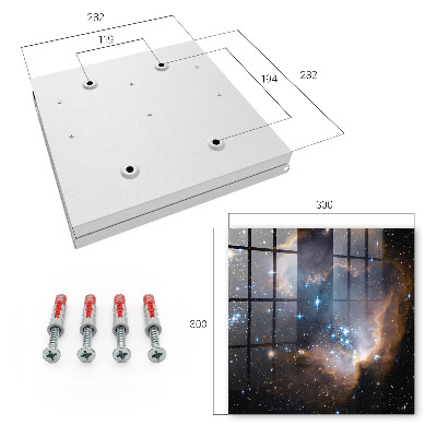 Caja para llaves modelo nebulosa estelar