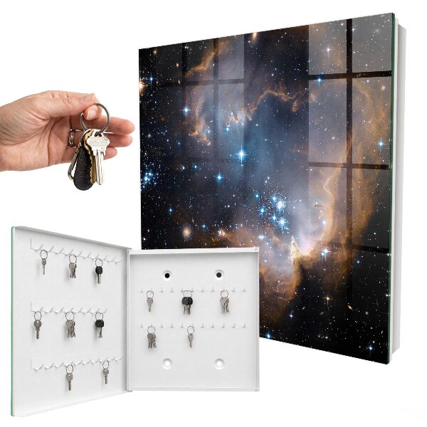 Caja para llaves modelo nebulosa estelar