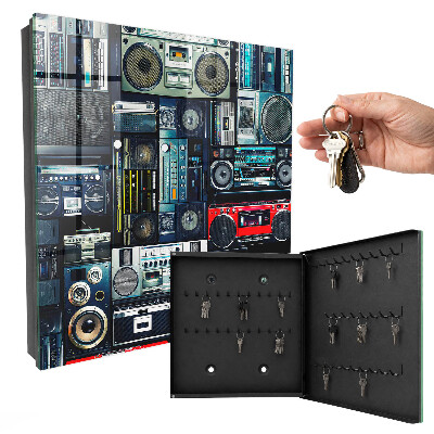 Caja para llaves con diseño de pasión por la música