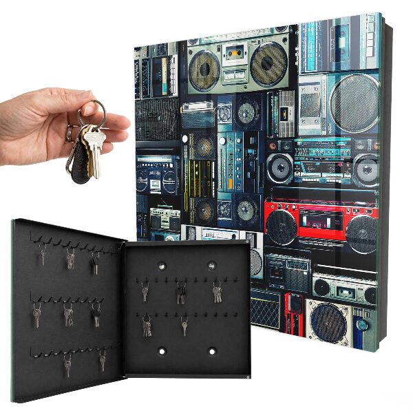 Caja para llaves con diseño de pasión por la música