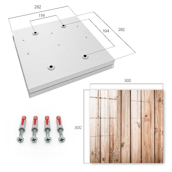 Caja para llaves de madera