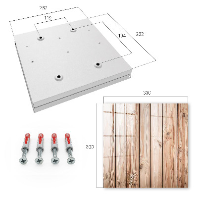 Caja para llaves de madera