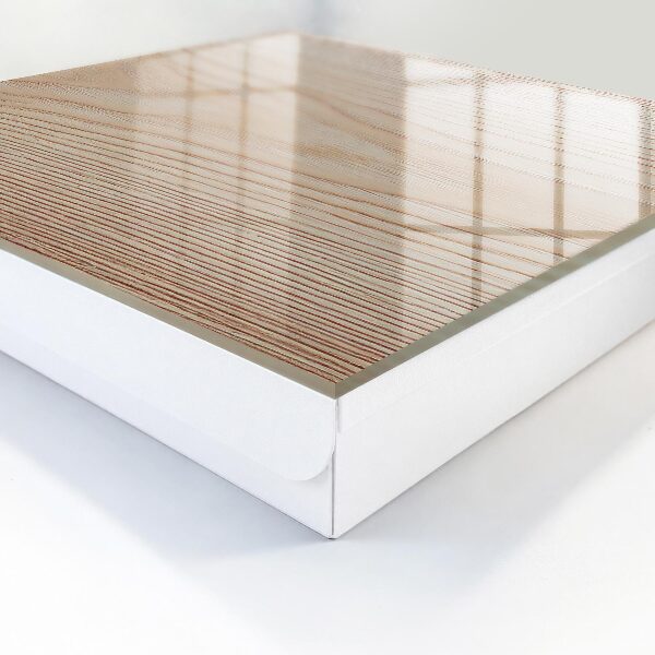 Caja para llaves con textura de madera