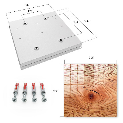 Armario para llaves con estructura de madera